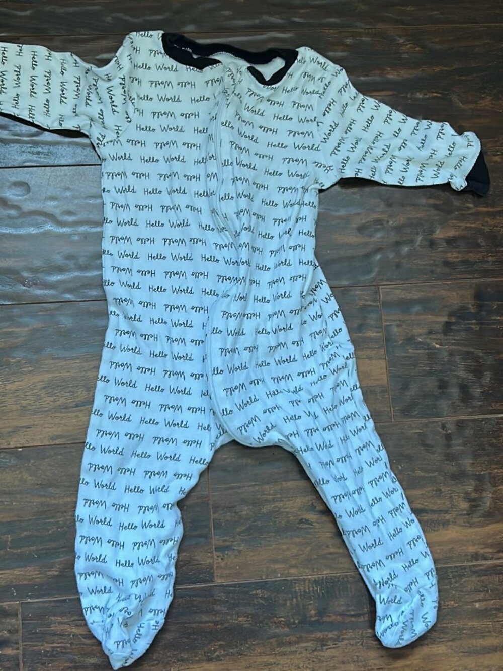6-12M Hello World Onesie